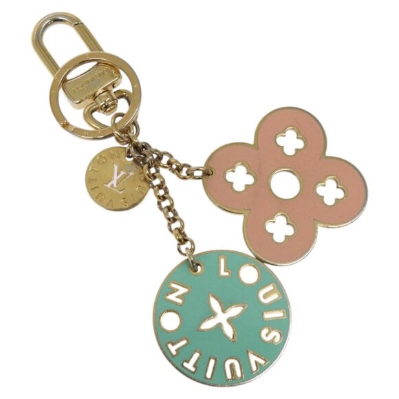 LOUIS VUITTON Porte Cles Looping Charm metal Gold - Picture 1 of 9